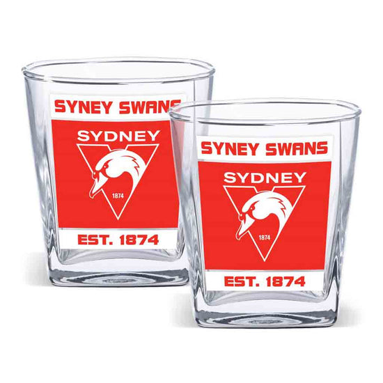 Load image into Gallery viewer, Sydney Swans 2-Pack Spirit Glasses
