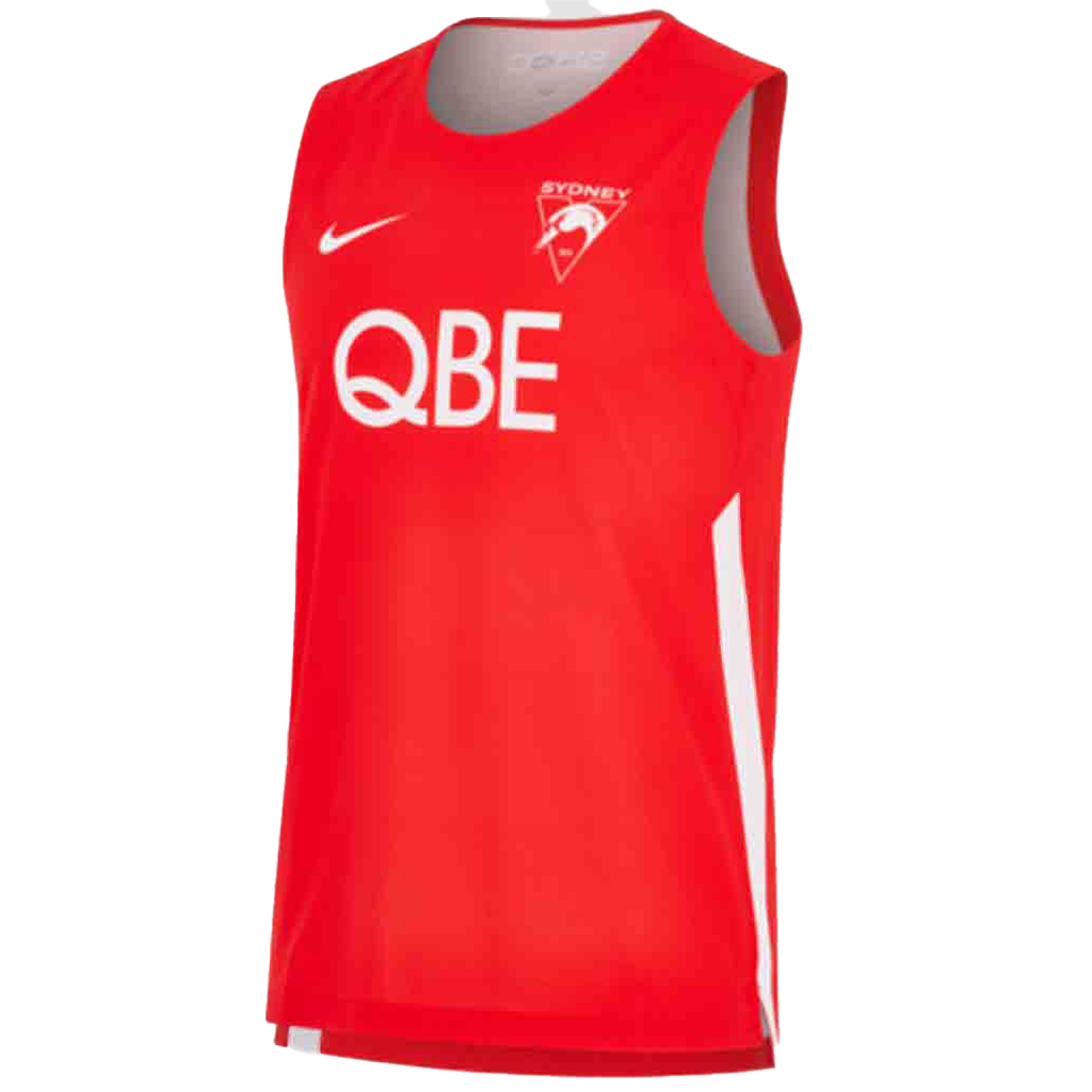 Sydney Swans 2024 Training Singlet Adult Jerseys Megastore