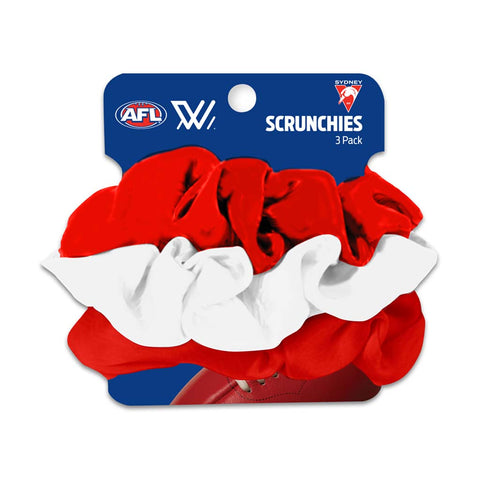 Sydney Swans Scrunchies 3-Pack