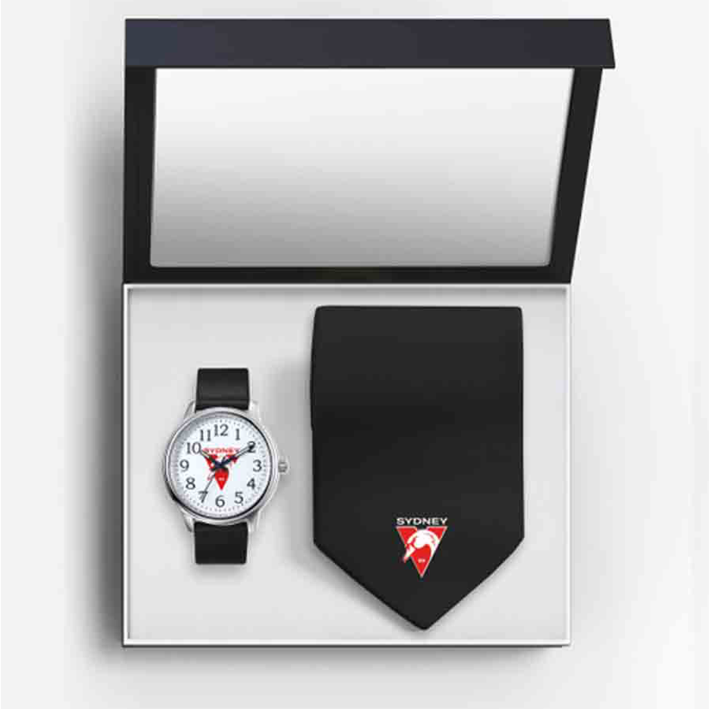 Sydney Swans Watch & Tie Gift Set