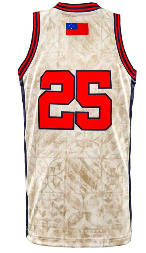 Toa Samoa 2025 Basketball Singlet Adult
