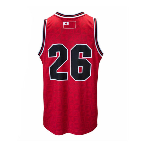 Tonga 2026 Basketball Singlet Adult