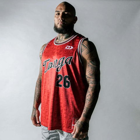 Tonga 2026 Basketball Singlet Adult