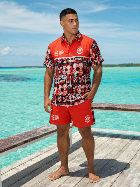 Tonga RLWC 2026 Hawaiian Shirt Adult