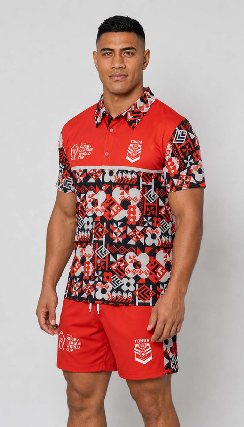 Tonga RLWC 2026 Hawaiian Shirt Adult