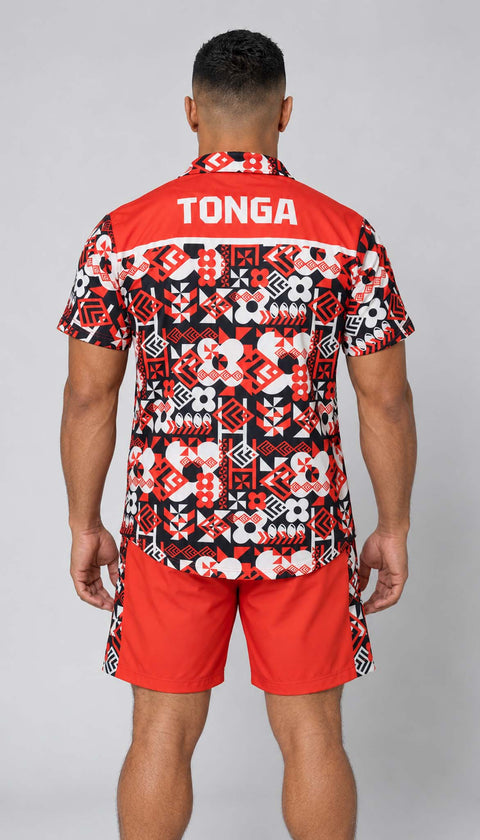 Tonga RLWC 2026 Hawaiian Shirt Adult