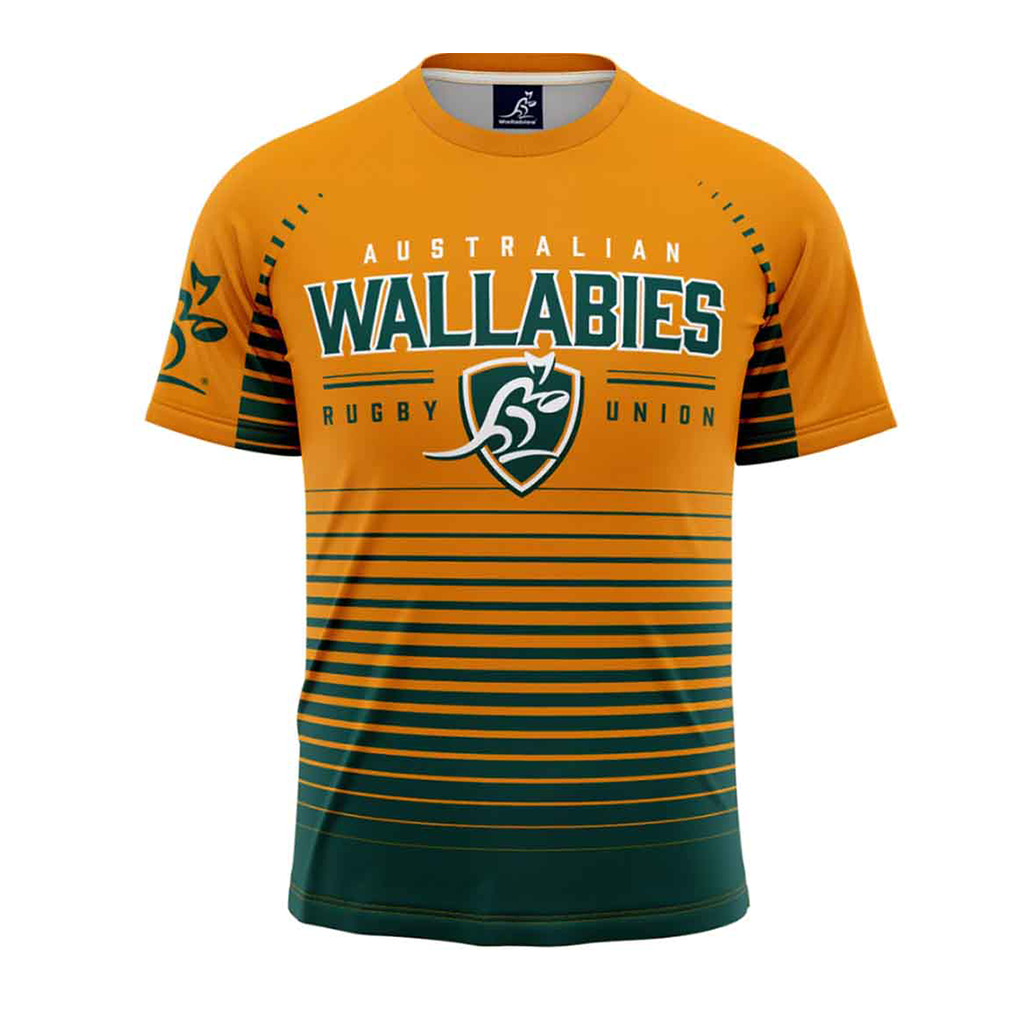 Load image into Gallery viewer, Wallabies &amp;#39;Game Time&amp;#39; Tee Youth
