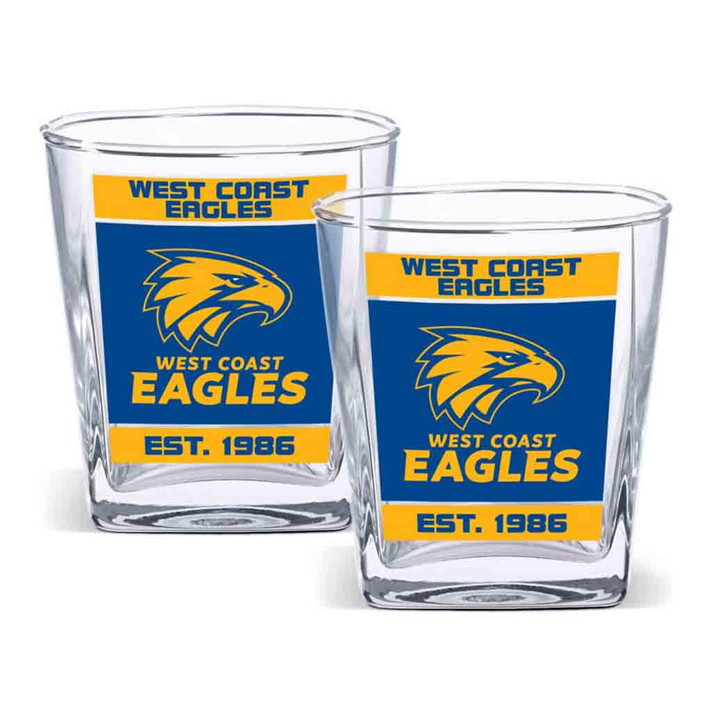 West Coast Eagles 2-Pack Spirit Glasses