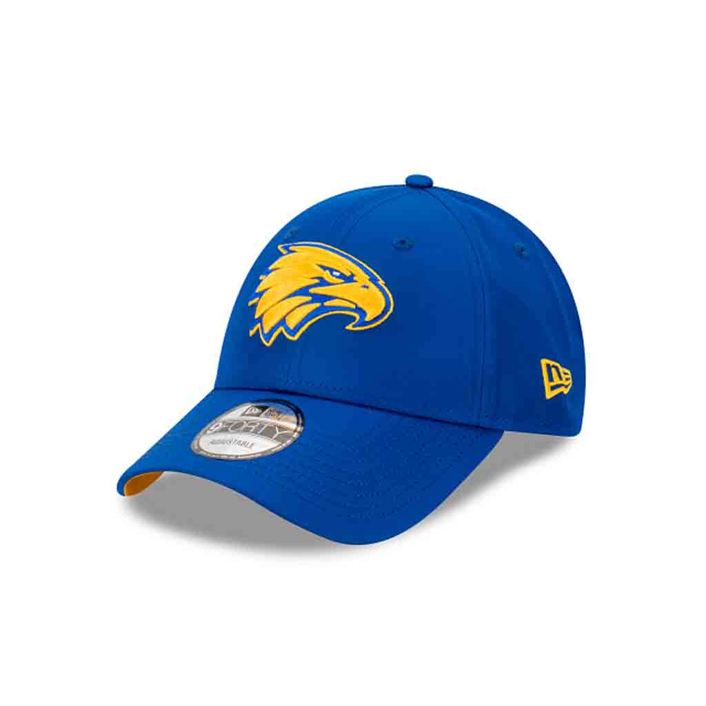 West Coast Eagles 2024 9Forty Official Team Colours Cloth Strap Cap