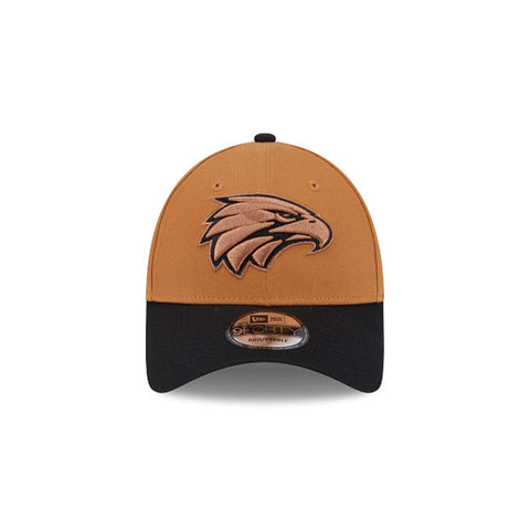 West Coast Eagles 9Forty Cap Light Brown Black