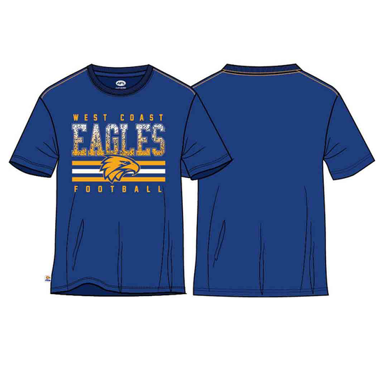 West Coast Eagles Sketch Tee Youth