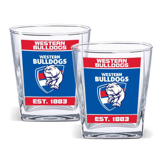 Load image into Gallery viewer, Western Bulldogs 2-Pack Spirit Glasses
