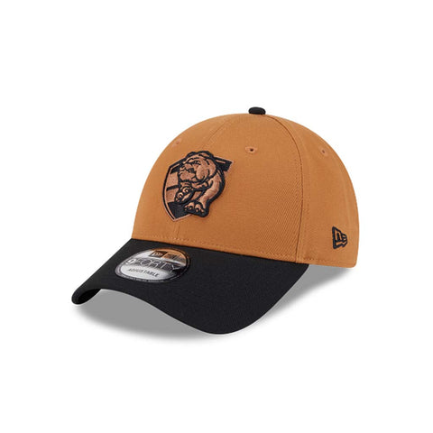 Western Bulldogs 9Forty Cap Light Brown Black
