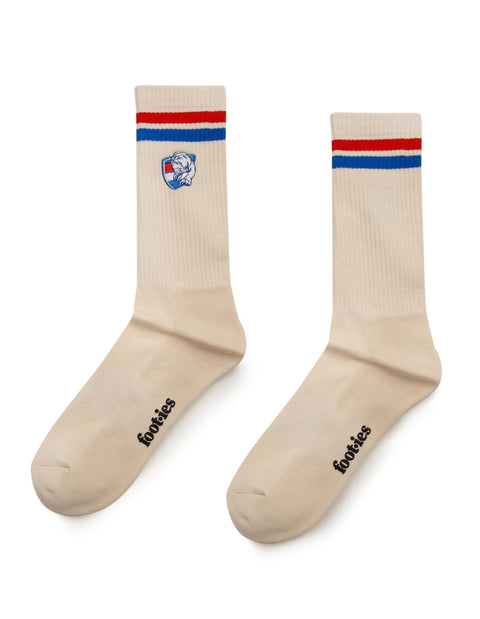 Western Bulldogs Sneaker Sock 2 Pack Giftbox