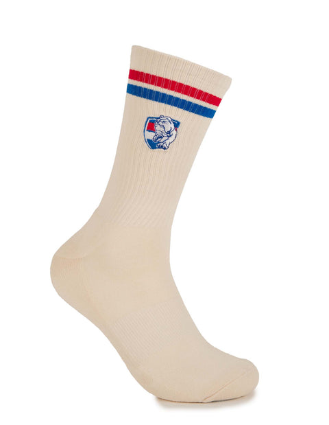Western Bulldogs Sneaker Sock 2 Pack Giftbox