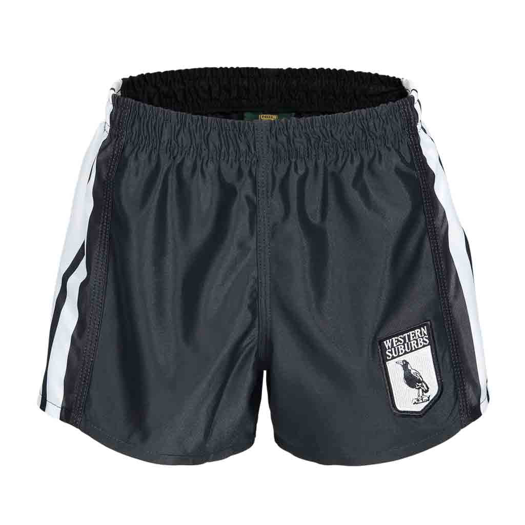 Load image into Gallery viewer, Western Suburbs Magpies Retro Supporter Shorts
