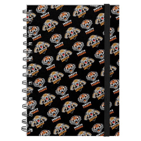 Wests Tigers A5 Hardcover Notebook