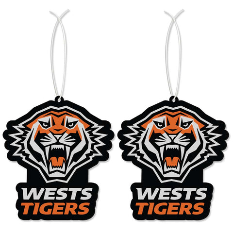 Wests Tigers Air Freshener 2-pack