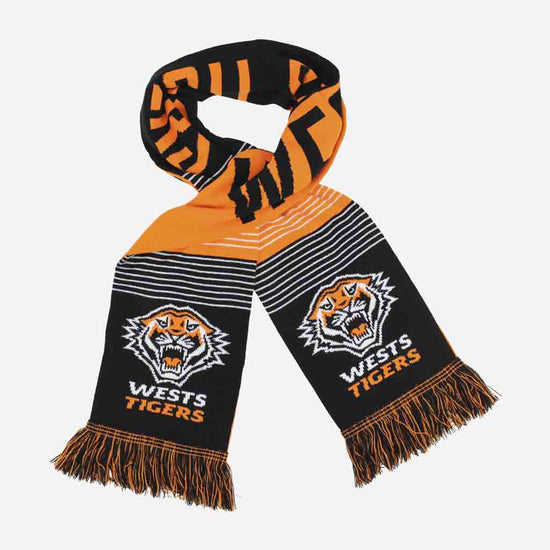 Load image into Gallery viewer, Wests Tigers Linebreak Scarf
