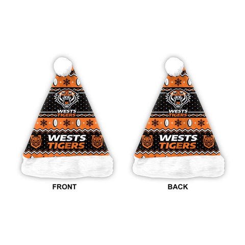 Wests Tigers Santa Hat