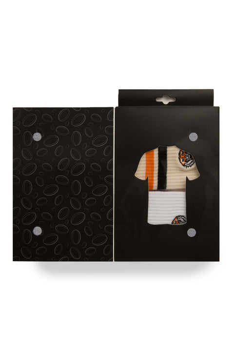 Wests Tigers Sneaker Sock 2 Pack Giftbox