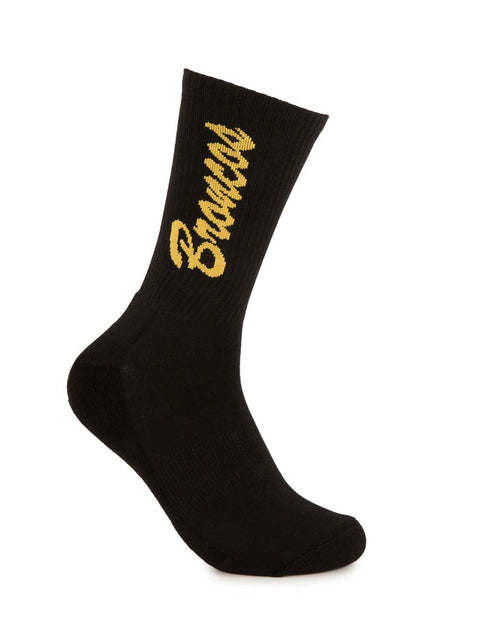 Brisbane Broncos Black Sneaker Sock 2 Pack