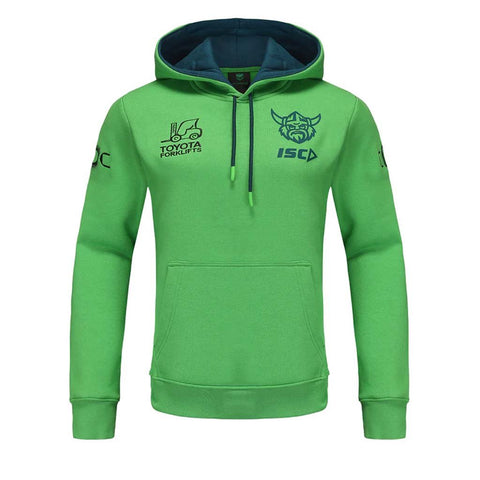 Canberra Raiders 2025 Fleece Hoodie Ladies Green - Jerseys Megastore