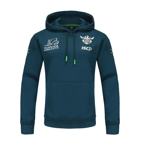 Canberra Raiders 2025 Fleece Hoodie Ladies Jungle - Jerseys Megastore