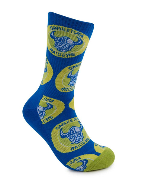 Canberra Raiders 2-Pack Retro Sneaker Socks