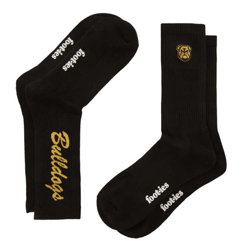 Canterbury Bulldogs Black Sneaker Sock 2 Pack