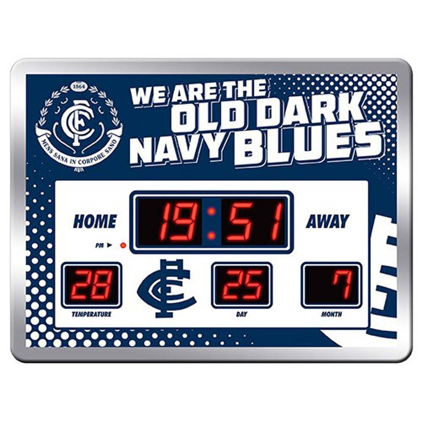 Carlton Blues LED Scoreboard Clock – Jerseys Megastore