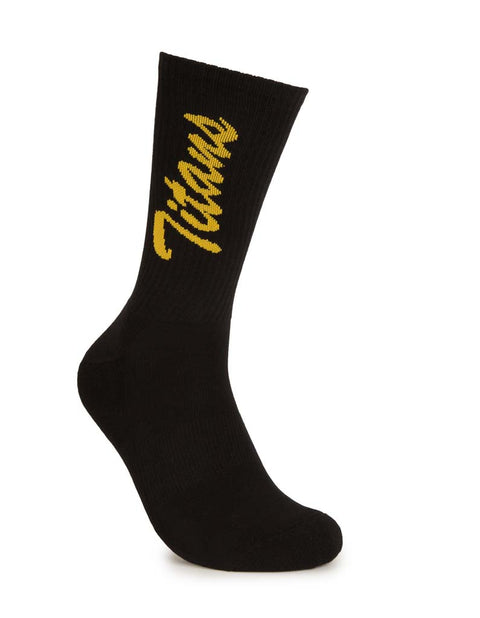 Gold Coast Titans Black Sneaker Sock 2 Pack