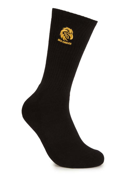 Manly Sea Eagles Black Sneaker Sock 2 Pack