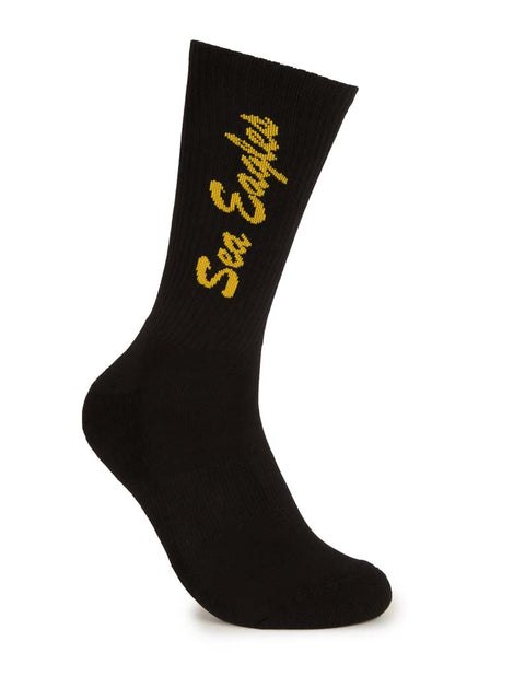 Manly Sea Eagles Black Sneaker Sock 2 Pack
