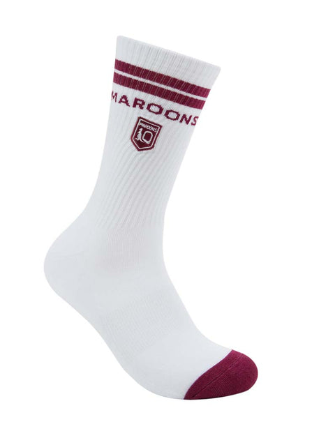 Queensland Maroons Icons Sneaker Sock 2 Pack