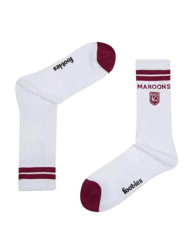 Queensland Maroons Icons Sneaker Sock 2 Pack – Jerseys Megastore