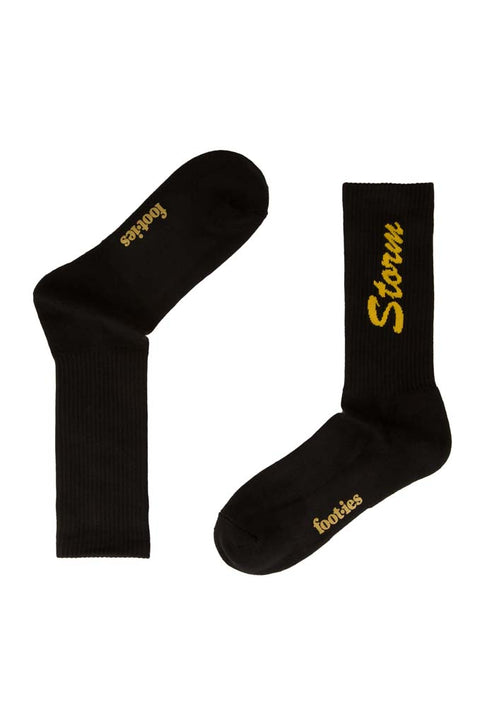 Melbourne Storm Black Sneaker Sock 2 Pack