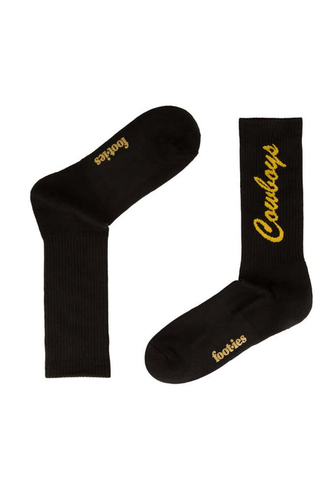 North Queensland Cowboys Black Sneaker Sock 2 Pack