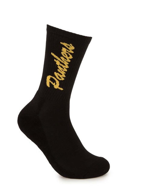 Penrith Panthers Black Sneaker Sock 2 Pack