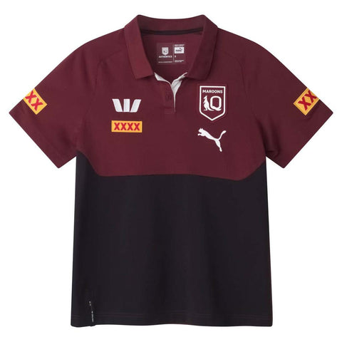 Queensland Maroons 2025 Team Polo Ladies - Jerseys Megastore