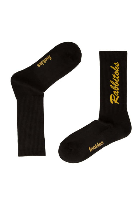 South Sydney Rabbitohs Black Sneaker Sock 2 Pack