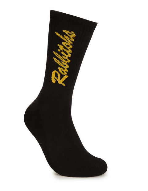 South Sydney Rabbitohs Black Sneaker Sock 2 Pack