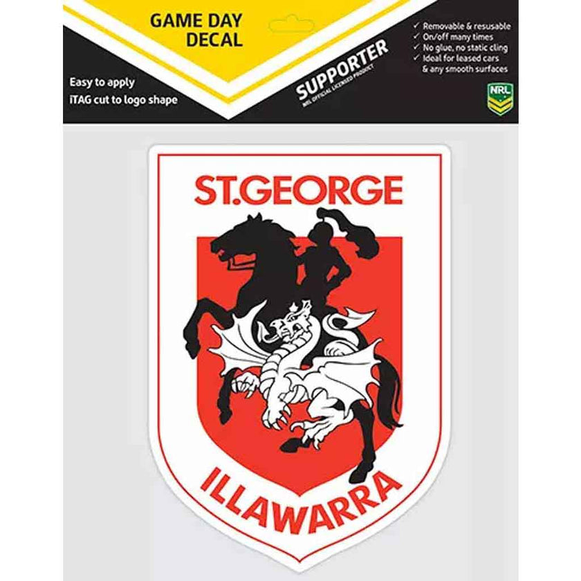 St George Dragons Game day Decal – Jerseys Megastore