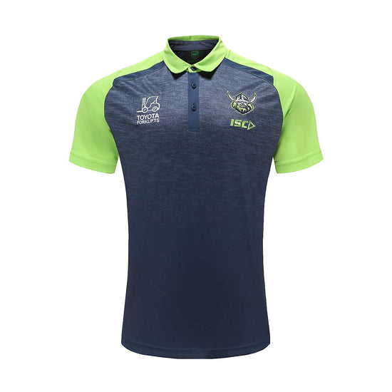 Canberra Raiders 2023 Polo Navy-Green Adult - Jerseys Megastore