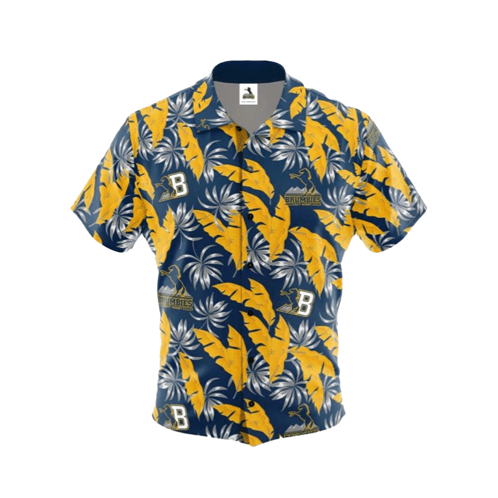 ACT Brumbies 2023 Paradise Hawaiian Shirt - Jerseys Megastore