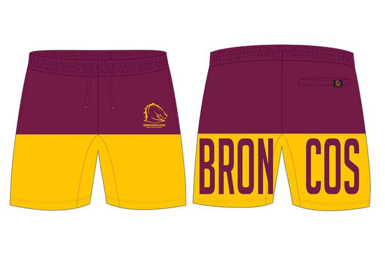 Brisbane Broncos Summer Performance Shorts  - Youth - Jerseys Megastore
