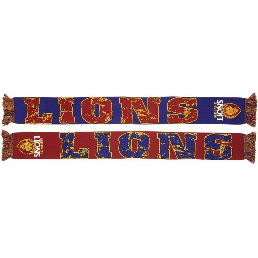 Brisbane Lions Jacquard Scarf - Jerseys Megastore