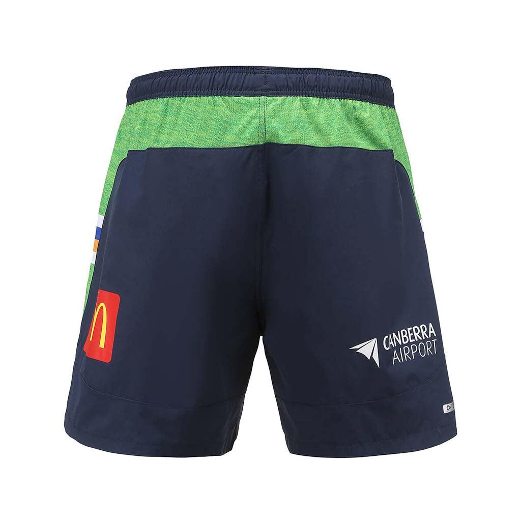 Canberra Raiders 2023 Training Shorts Navy-Green - Jerseys Megastore