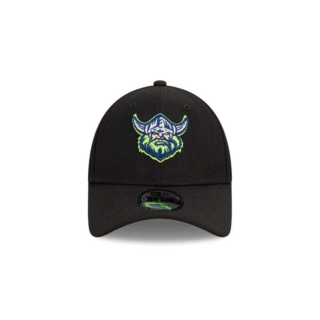 Canberra Raiders Black 9Forty Cloth Strap Cap - Jerseys Megastore