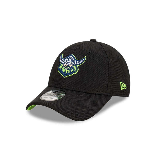 Canberra Raiders Black 9Forty Cloth Strap Cap - Jerseys Megastore